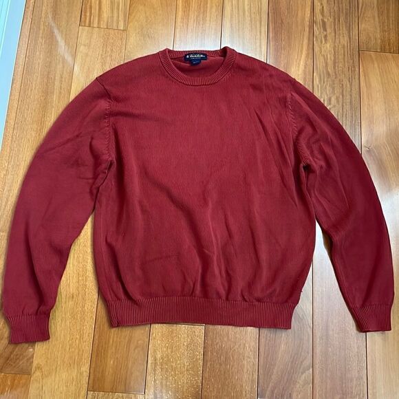 Brooks Brother Crew neck Pima Cotten sweater size L - Picture 1 of 5
